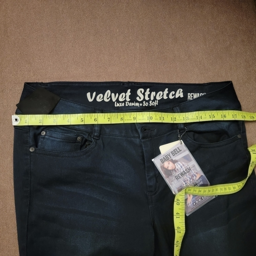 REWASH Velvet Stretch bootcut Jeans Size 15/32 NWT - Picture 9 of 10